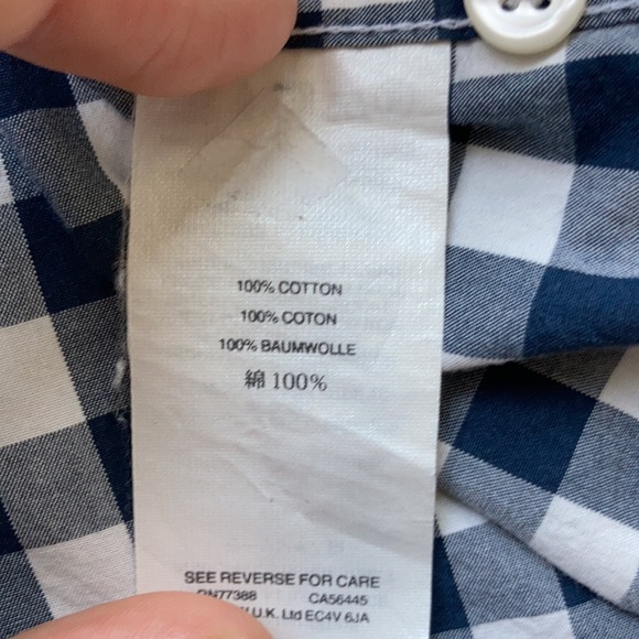 J. Crew Slim Fit Gingham Plaid Button Down - Picture 5 of 5